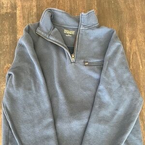 Pendleton blue pullover quarter zip